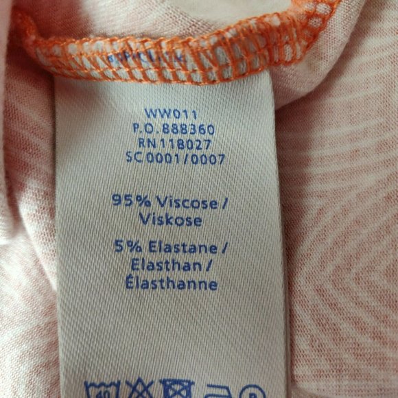 Boden St Lucia Halter Dress Size UK 14R US 10 R Orange White Geometric Printed - Picture 8 of 9